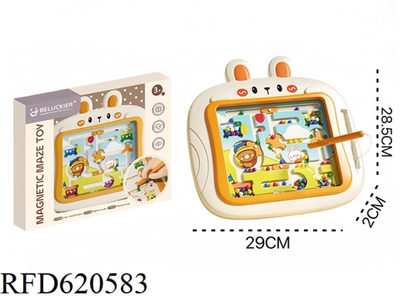 RABBIT MAGNETIC BOARD - THEMED MAZE