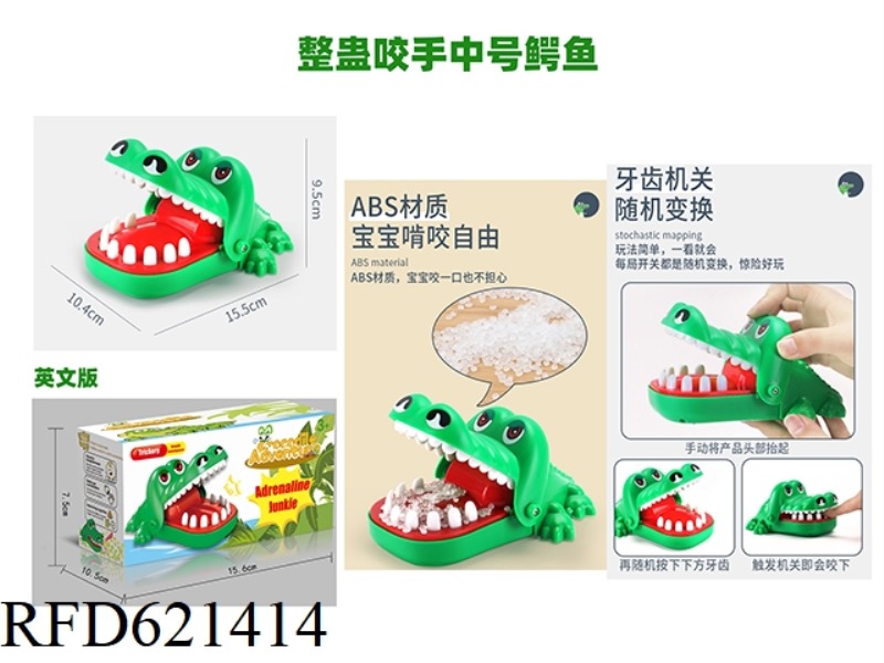 ENGLISH VERSION BITE HANDS CROCODILE GREEN (NO LIGHTS MUSIC)