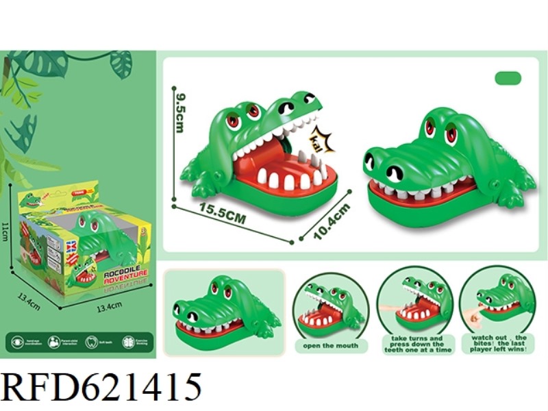 ENGLISH VERSION BITE HANDS CROCODILE GREEN (NO LIGHTS MUSIC)
