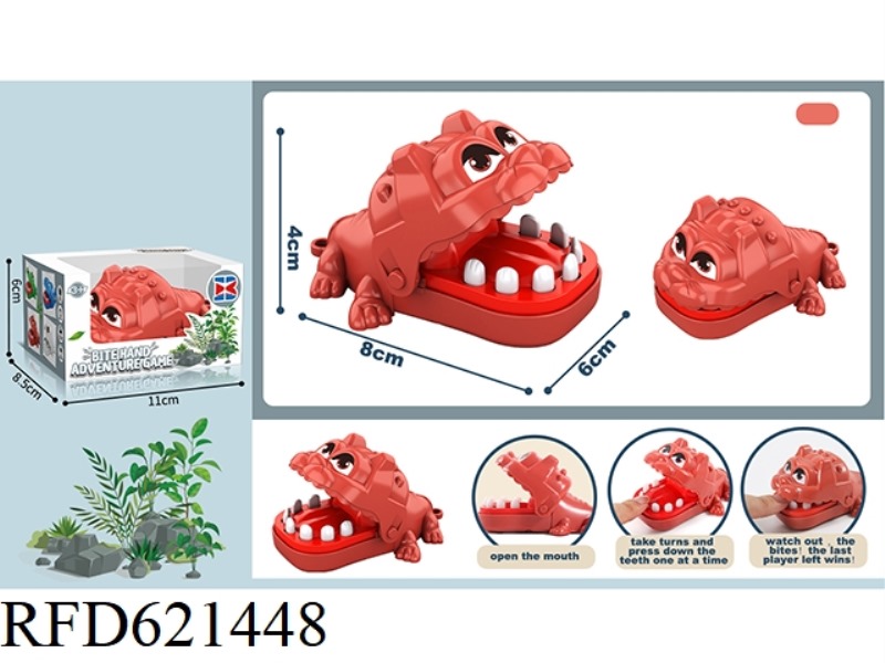 ENGLISH BITE HAND MINI RED DOG WITHOUT CHAIN