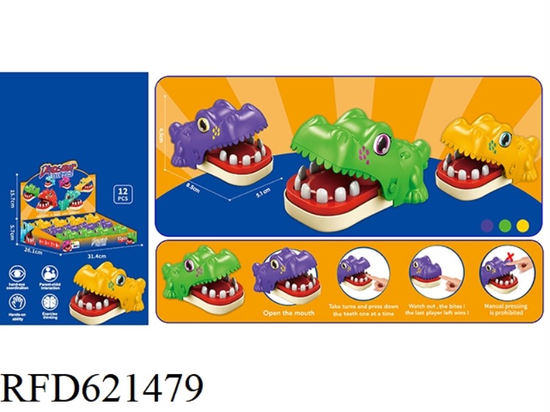 BITE FINGERS CUTE MINI CROCODILE 12PCS