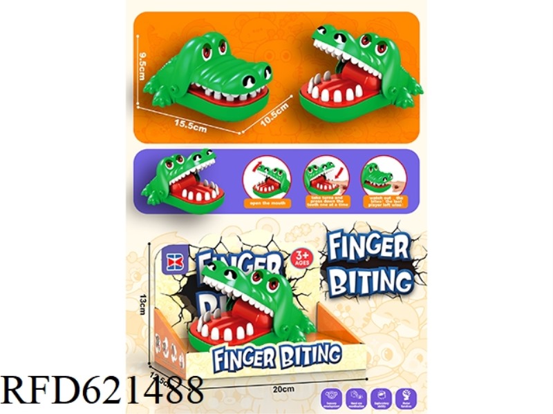 ENGLISH VERSION BITE HANDS CROCODILE (NO LIGHTS MUSIC)