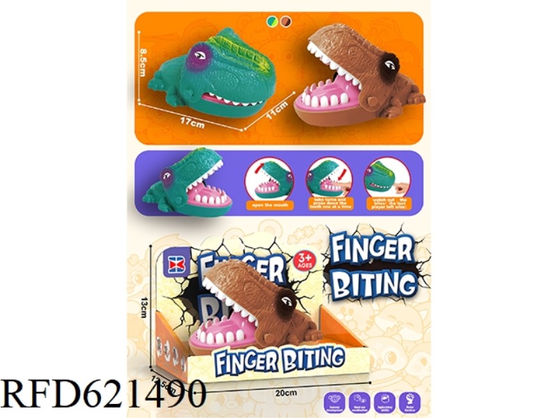 ENGLISH VERSION BITE HAND DINOSAUR (NO LIGHT MUSIC)