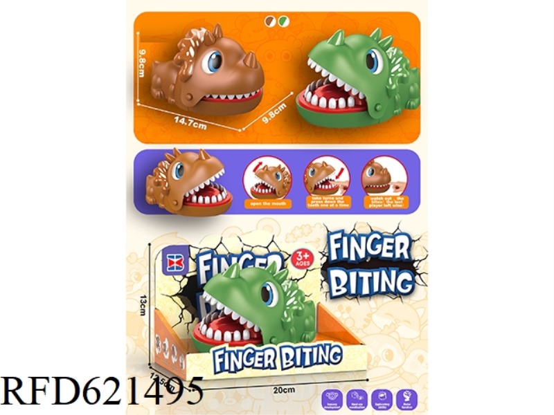 TRICERATOPS BITING HANDS (NO LIGHT MUSIC)