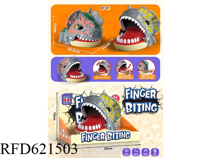 ENGLISH BITE HANDS NUMBER SPRAY PAINTED GRAY DOUBLE CROWN DRAGON