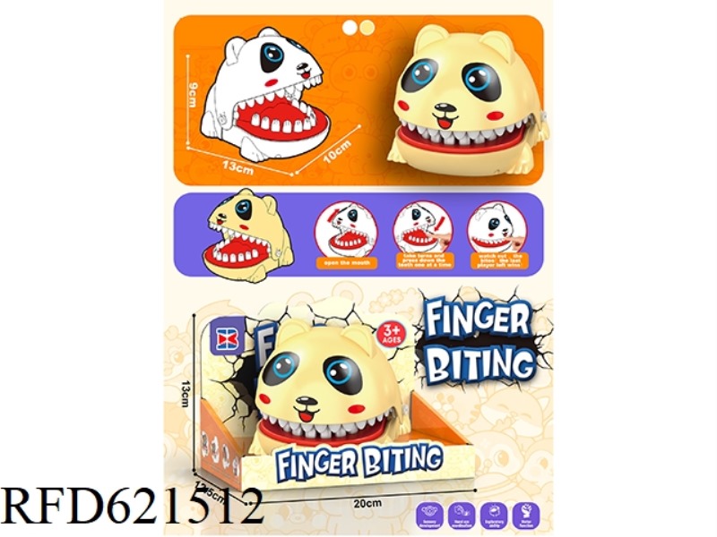 ENGLISH BITE HANDS NUMBER PANDA