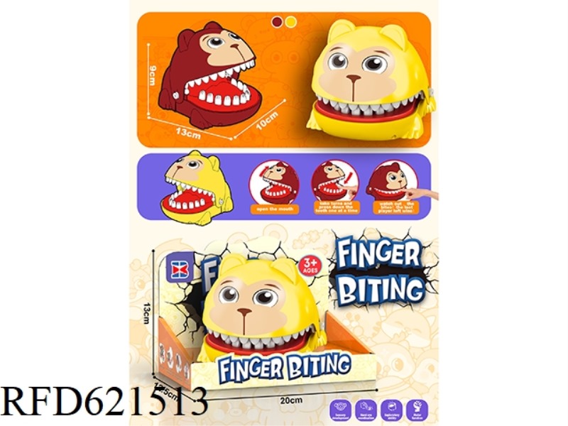 ENGLISH BITES THE MONKEY WITH THE NUMBER IN HAND