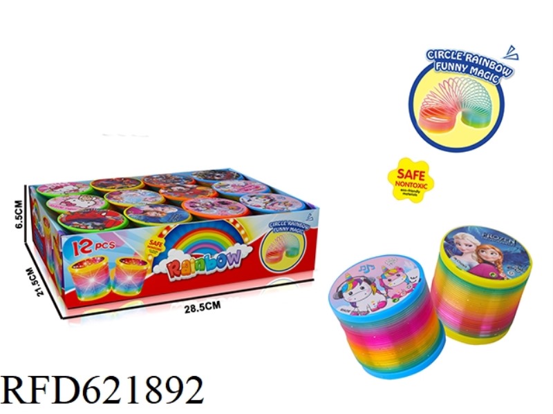 RAINBOW CIRCLE LIGHTING FUNCTION 12PCS