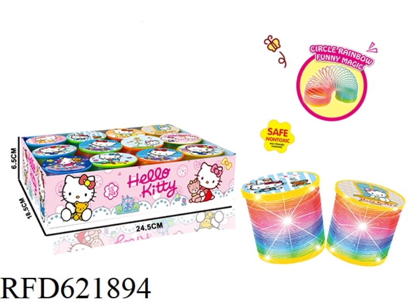 HELLOKT HELLO KITTY RAINBOW CIRCLE LIGHTING FUNCTION 12PCS