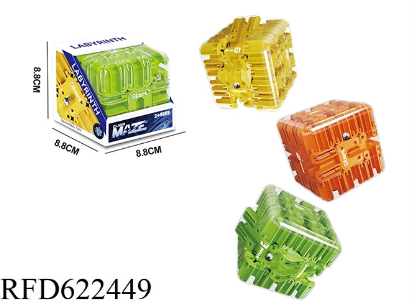 THIRD LEVEL RUBIK'S CUBE MAZE BALL