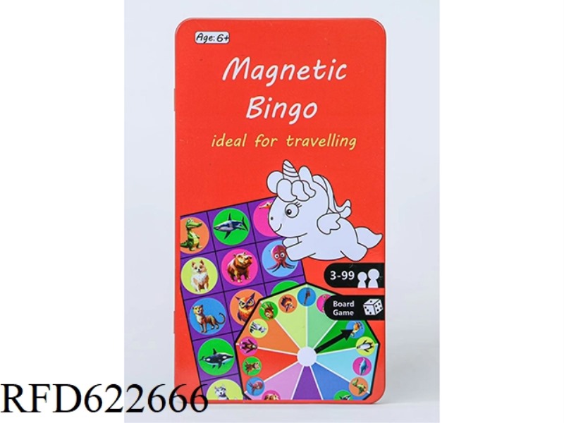 MAGNETIC IRON BOX - BINGO GAMES