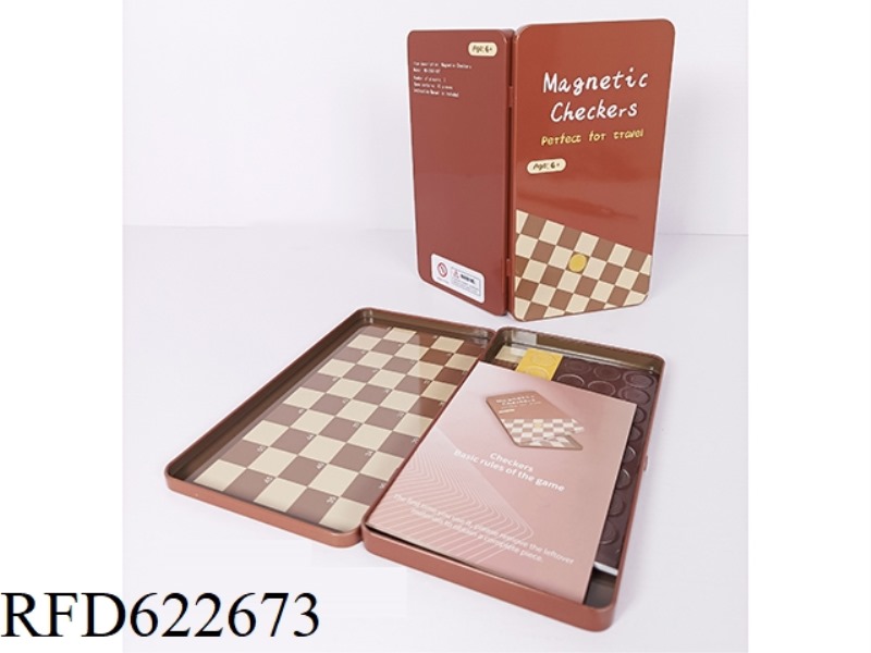 MAGNETIC IRON BOX - CHECKERS