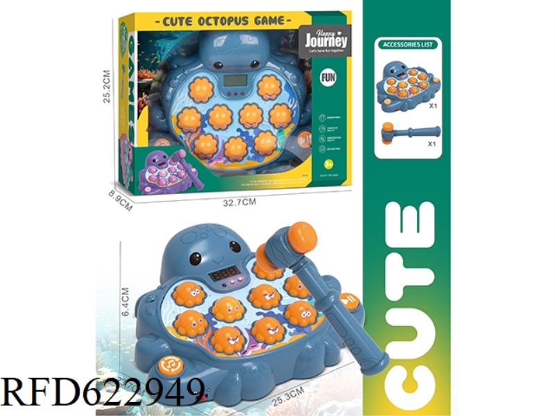BLUE OCTOPUS WHACK-A-MOLE