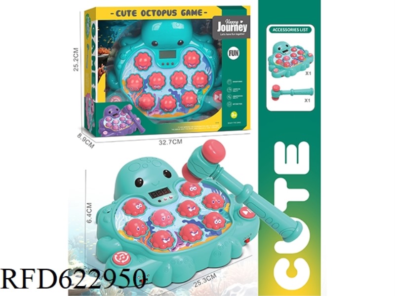 BLUE OCTOPUS WHACK-A-MOLE