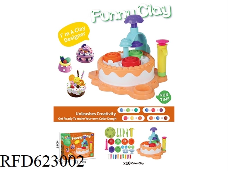 PAINTED CLAY CAKE MACHINE SUIT