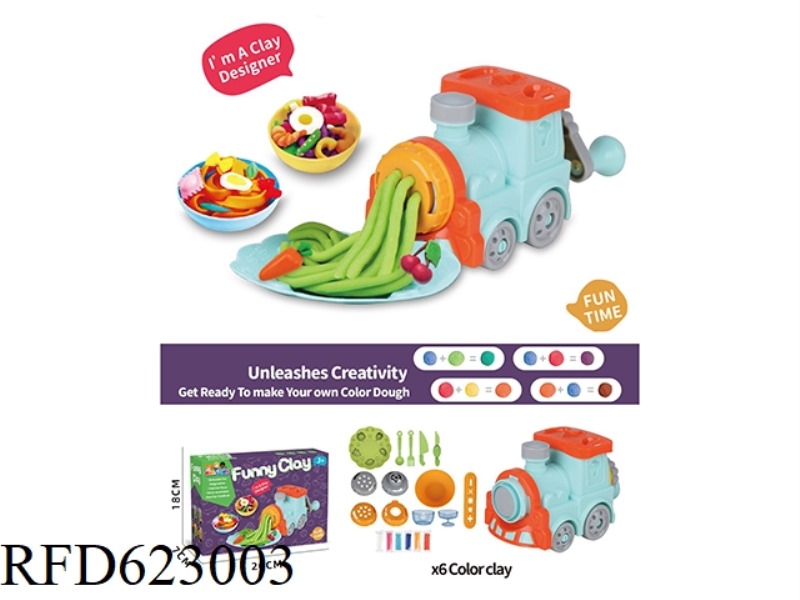 COLORED MUD TRAIN NOODLE MACHINE SET