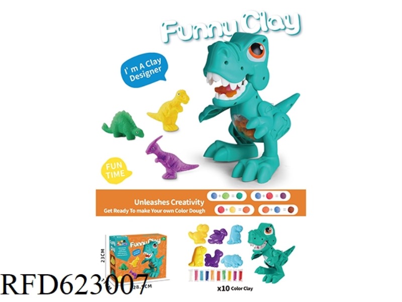 COLORED MUD DINOSAUR SUIT