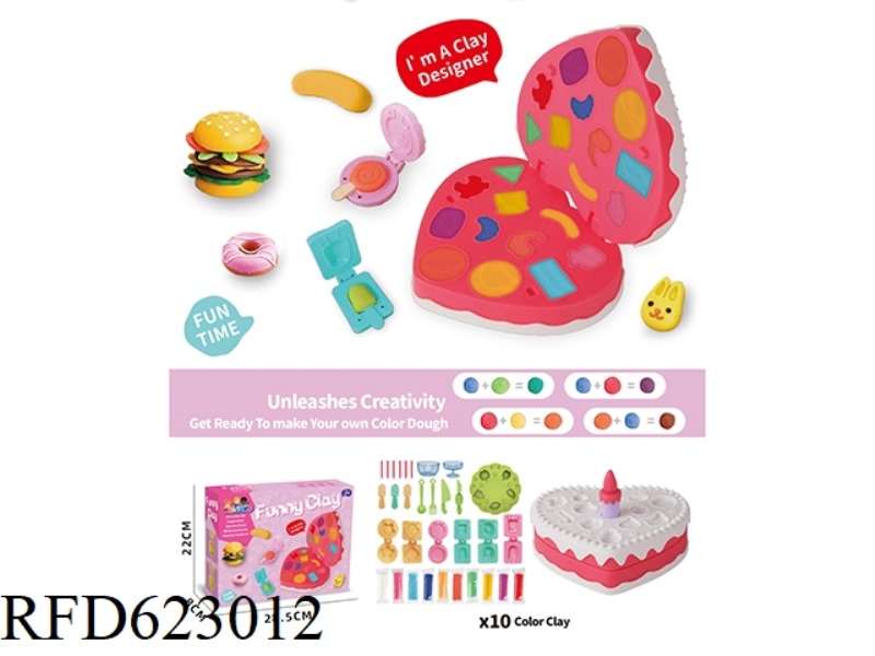 COLORED MUD CAKE SET