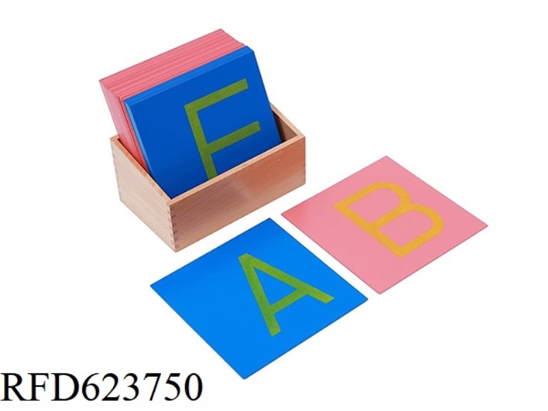 UPPER CASE SAND ENGLISH LETTERS WITHOUT WOODEN BOX