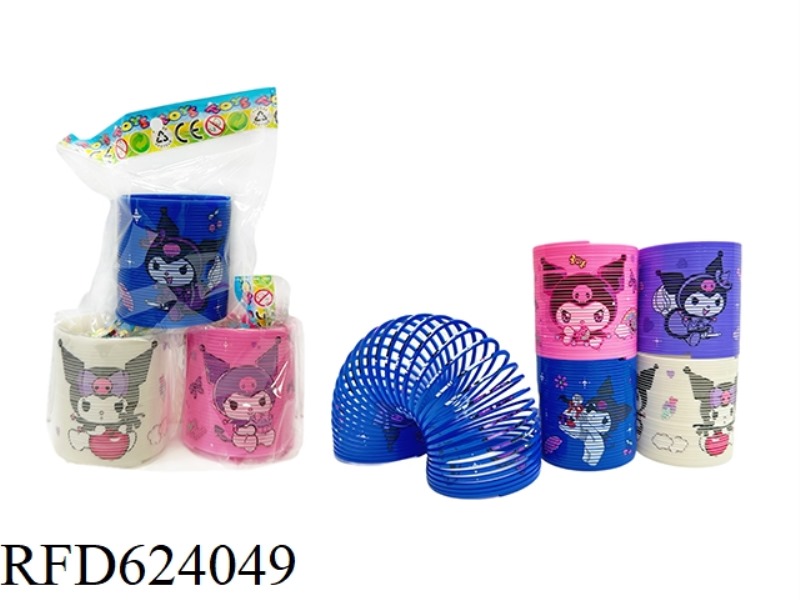 FOUR COLOR KULOMI PATTERN RAINBOW CIRCLE