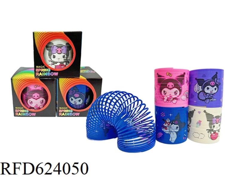 FOUR COLOR KULOMI PATTERN RAINBOW CIRCLE