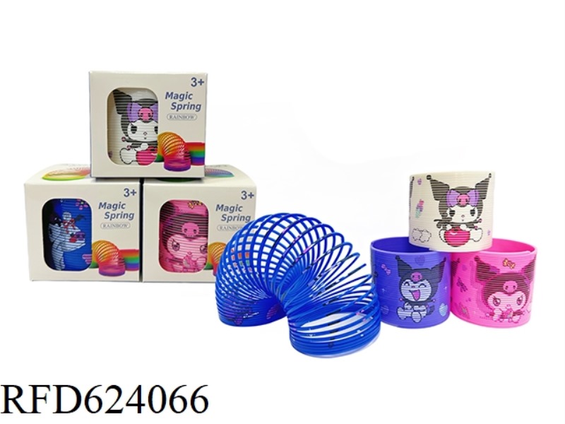 FOUR COLOR KULOMI PATTERN RAINBOW CIRCLE