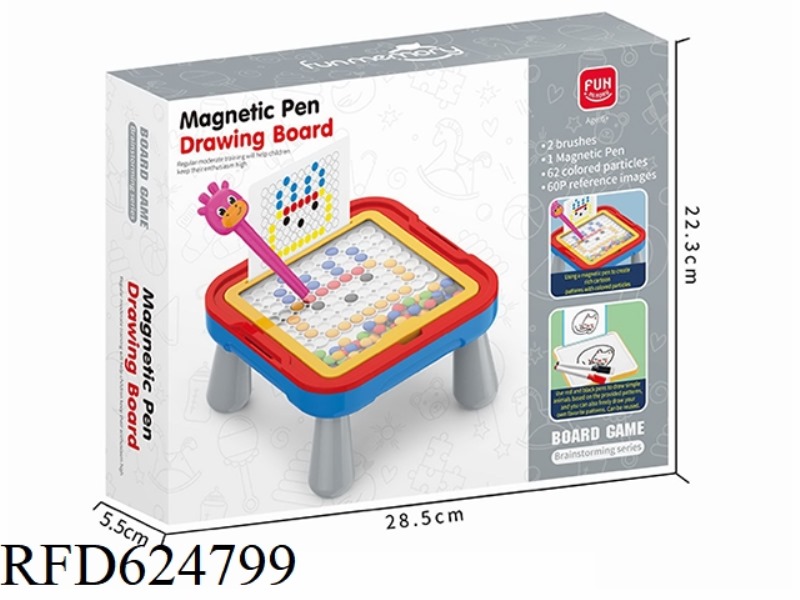 MAGNETIC PEN DRAWING BOARD GAME