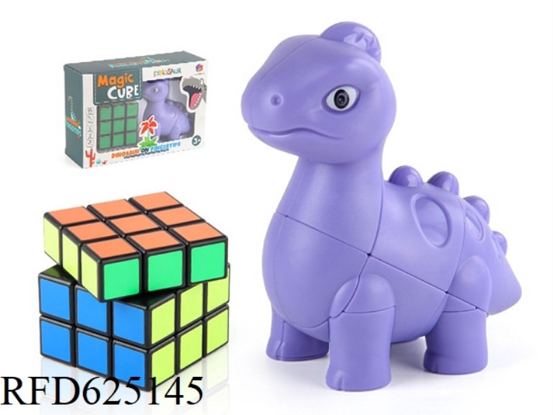 BRACHIOSAURUS CUBE (REGULAR CUBE BLACK) (STICKER) (SPRING)