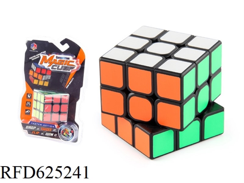 SIMPLE RUBIK'S CUBE BLACK (STICKER)