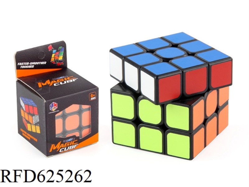 SIMPLE RUBIK'S CUBE BLACK (STICKER)