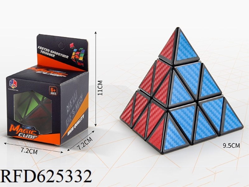 TRIANGULAR STICKER WITH BLACK BACKGROUND