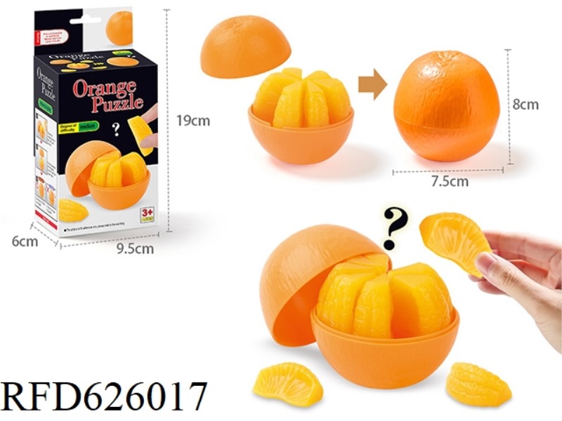 IQ PUZZLE ORANGE, ORANGE PUZZLE