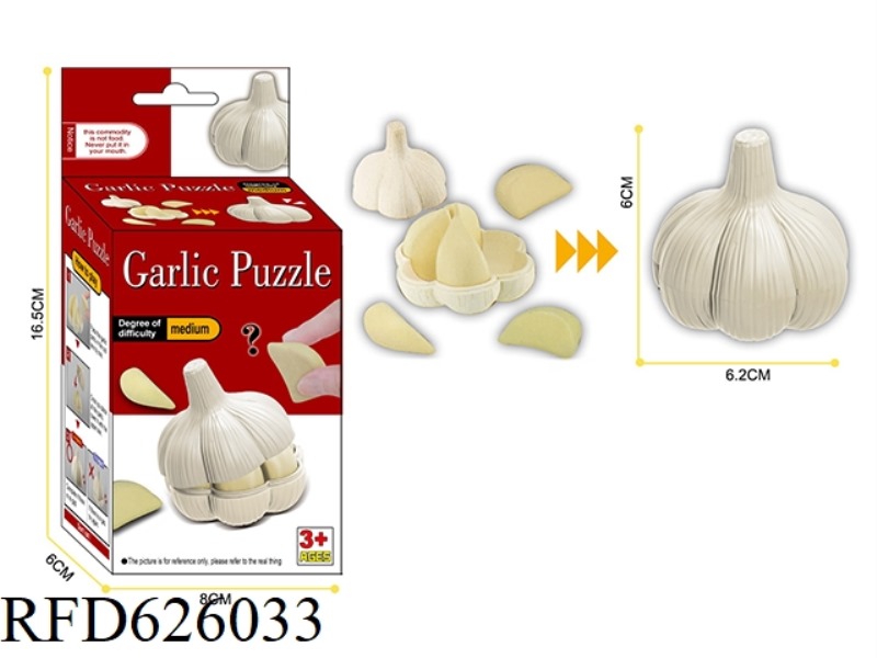 IQ PUZZLE GARLIC 3D PUZZLE