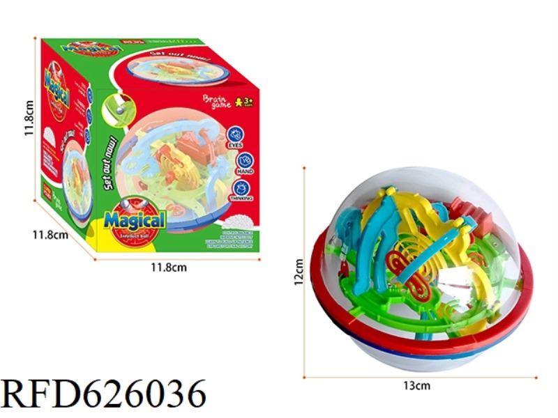 100 LEVEL IQ PUZZLE MAZE BALL