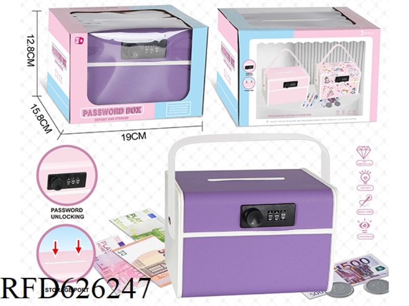 PIGGY BANK PURPLE SKIN