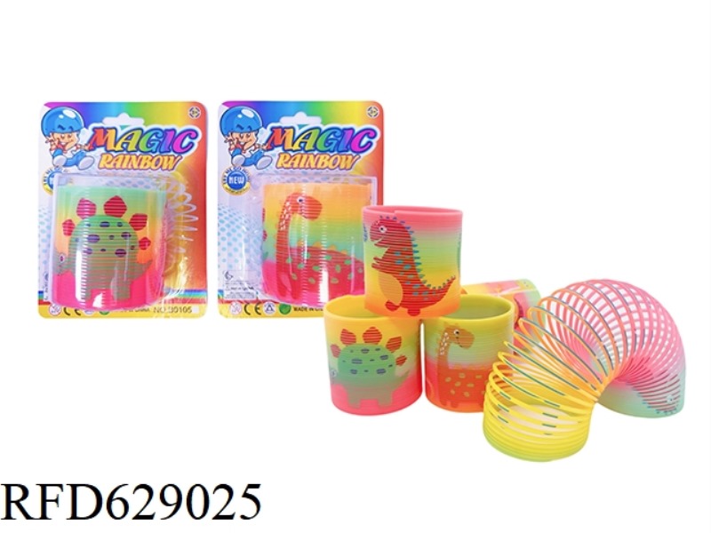 RAINBOW CIRCLE, A TAIWANESE CARTOON DINOSAUR