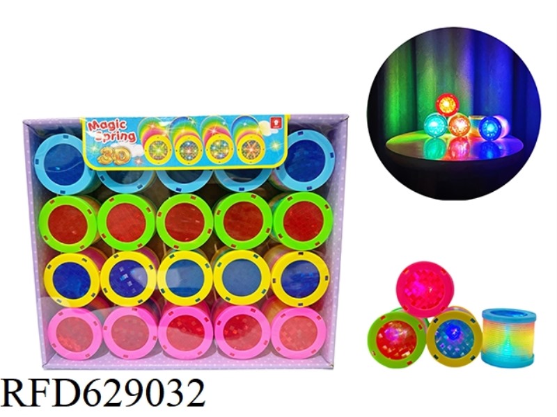 3D FLASH LIGHT RAINBOW CIRCLE 20PCS