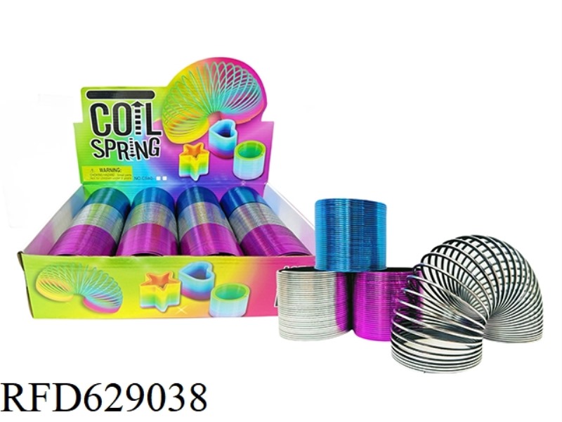 TRI-COLOR METALLIC RAINBOW CIRCLE 12PCS