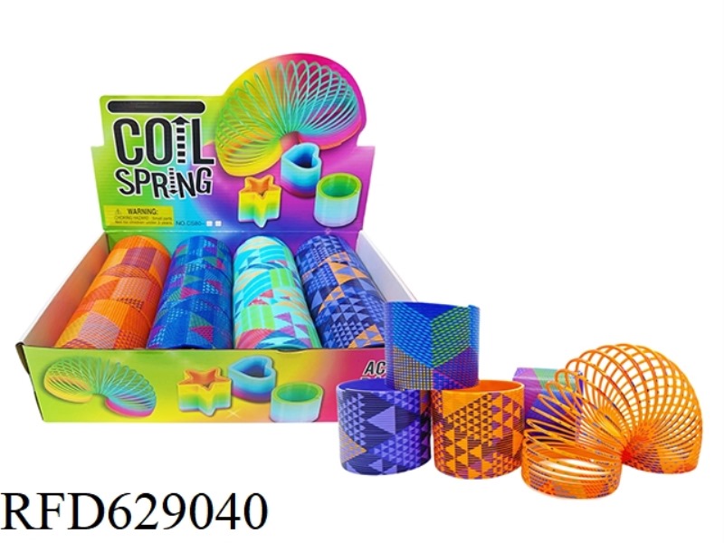 COLORFUL GEOMETRIC PATTERN RAINBOW CIRCLE 12PCS