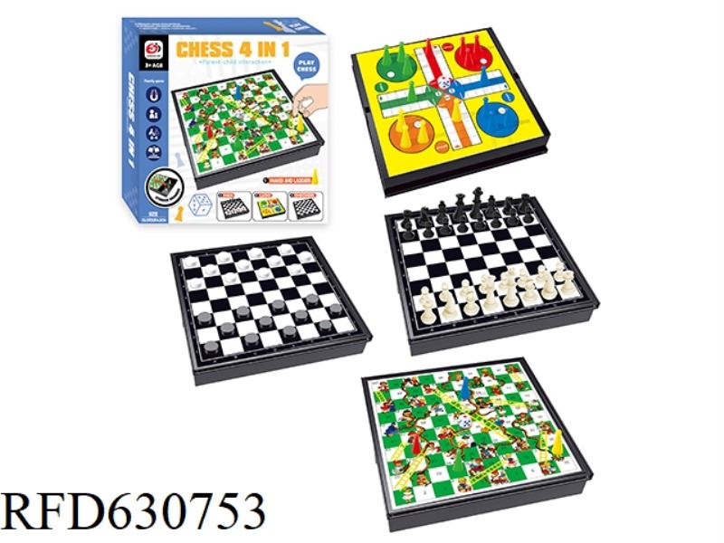 INTERNATIONAL + SNAKE + FLYING CHESS + WESTERN