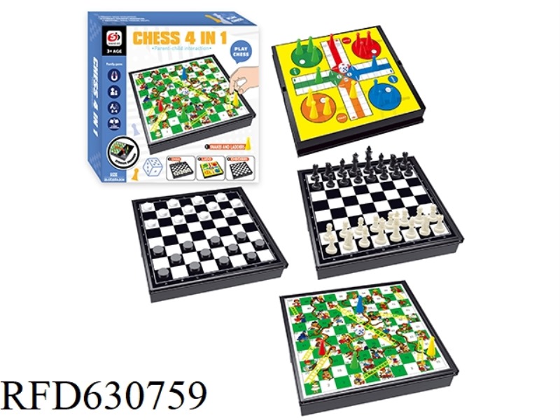 INTERNATIONAL + SNAKE + FLYING CHESS + WESTERN