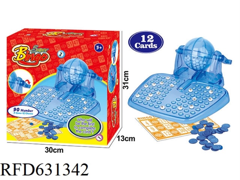 90-YARD 12-CARD MANUAL LOTTERY MACHINE