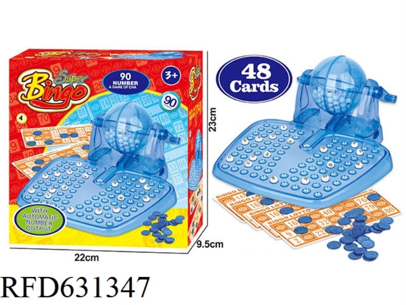 90-YARD 48-CARD MANUAL LOTTERY MACHINE