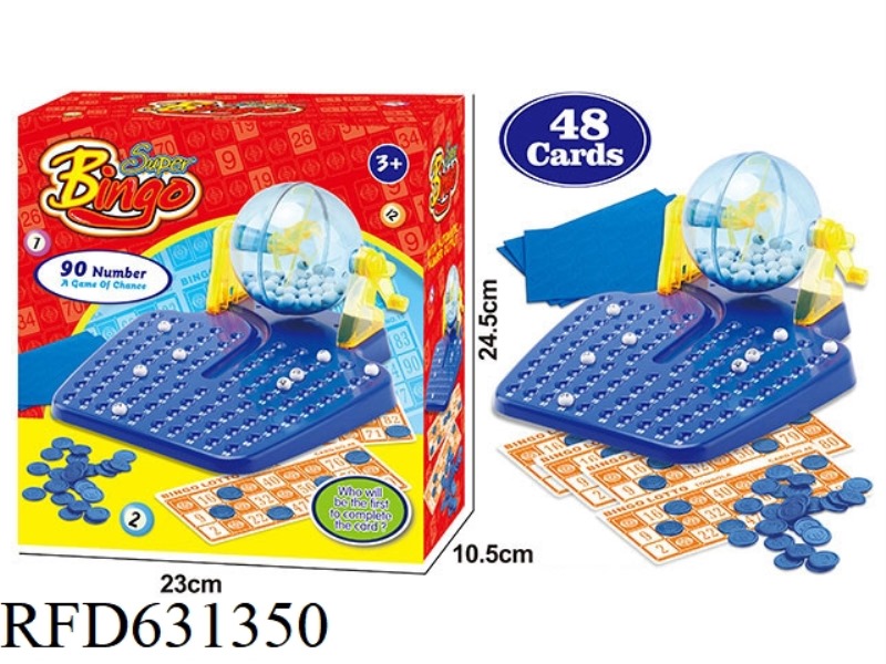 90-YARD 48-CARD MANUAL LOTTERY MACHINE