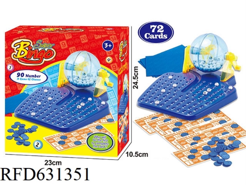90-YARD 72-CARD MANUAL LOTTERY MACHINE