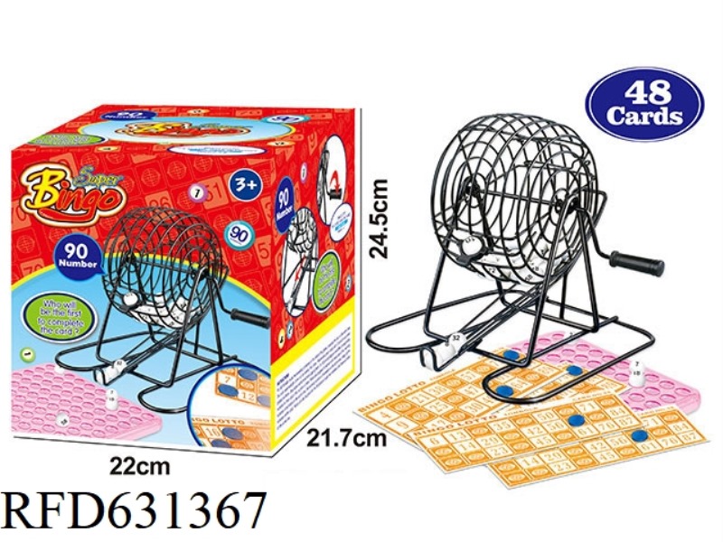 90-YARD 48-CARD MANUAL LOTTERY MACHINE