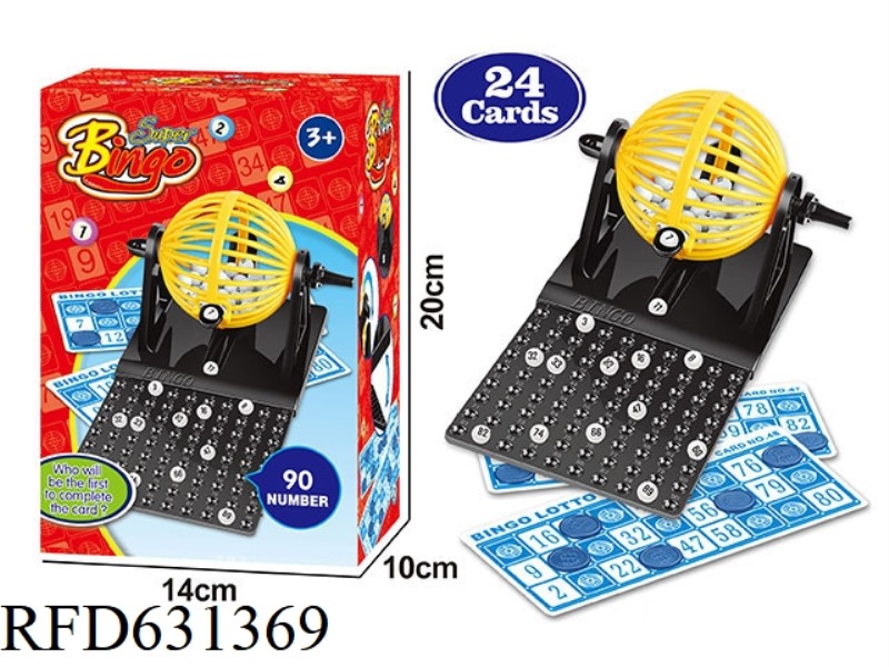 90-YARD 24-CARD MANUAL LOTTERY MACHINE