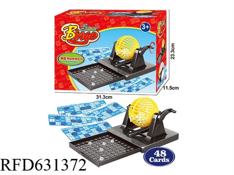 90-YARD 48-CARD MANUAL LOTTERY MACHINE