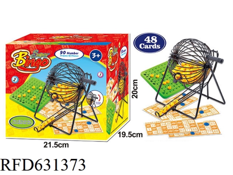 90-YARD 48-CARD MANUAL LOTTERY MACHINE