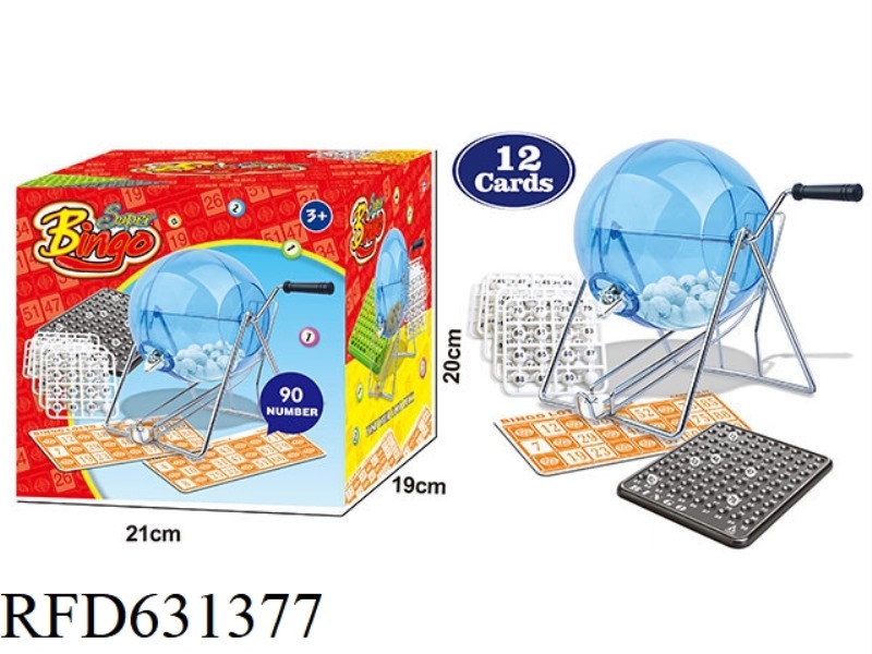 90-YARD 12-CARD MANUAL LOTTERY MACHINE